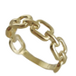 Square Chain Link Gold Ring - 10k,14k,18k