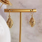 Mesmerizing Gold Nightingale Drop Earrings