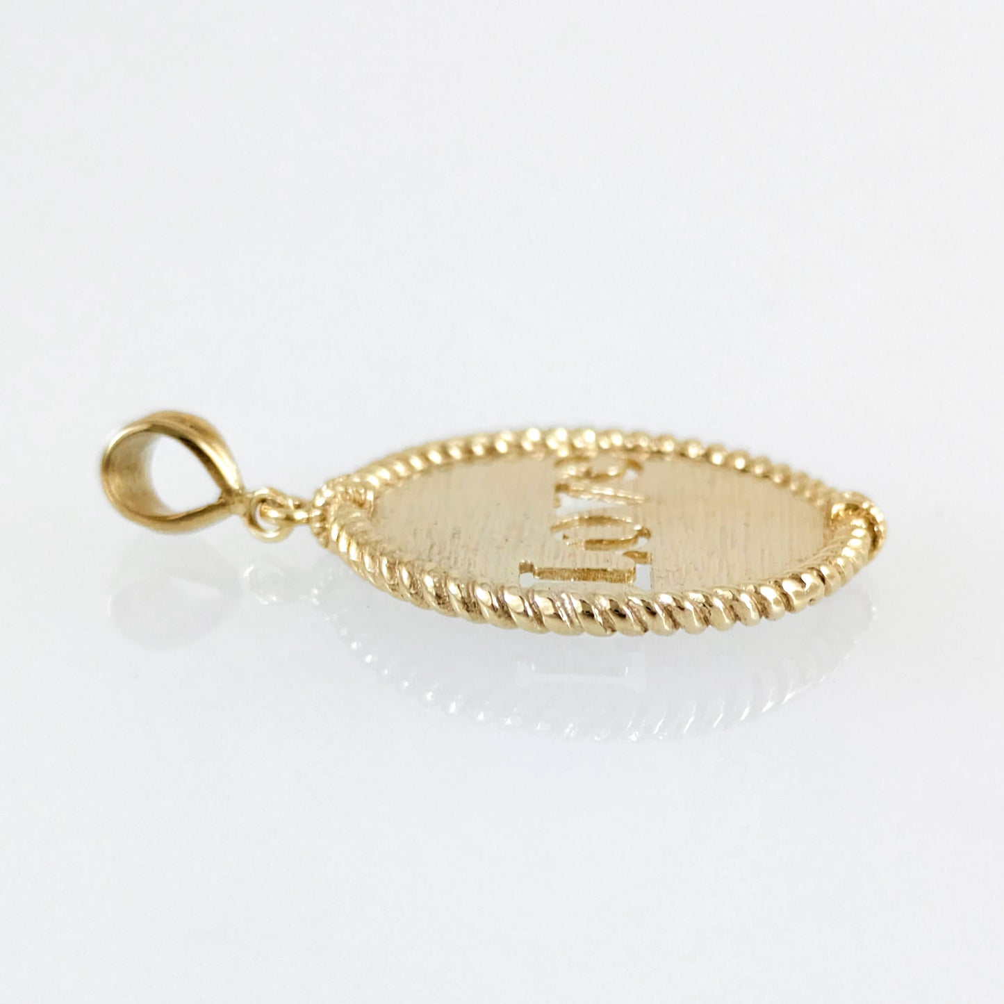 Round Love Cutout Pendant