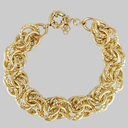 Bold Chain Link Bracelet with Senorita Clasp