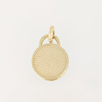 Round Gold Plated Evil Eye Multicolored Enamel Evil Eye Pendant