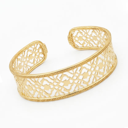 Pattern Cuff Bracelet Adjustable Open Bangle Statement Jewelry