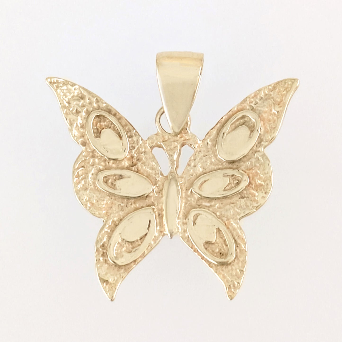Gold Butterfly Necklace 18k Gold Over Bronze Minimalist Butterfly Pendant Dainty Nature Jewelry