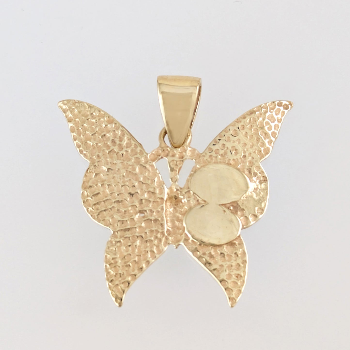 Gold Butterfly Necklace 18k Gold Over Bronze Minimalist Butterfly Pendant Dainty Nature Jewelry