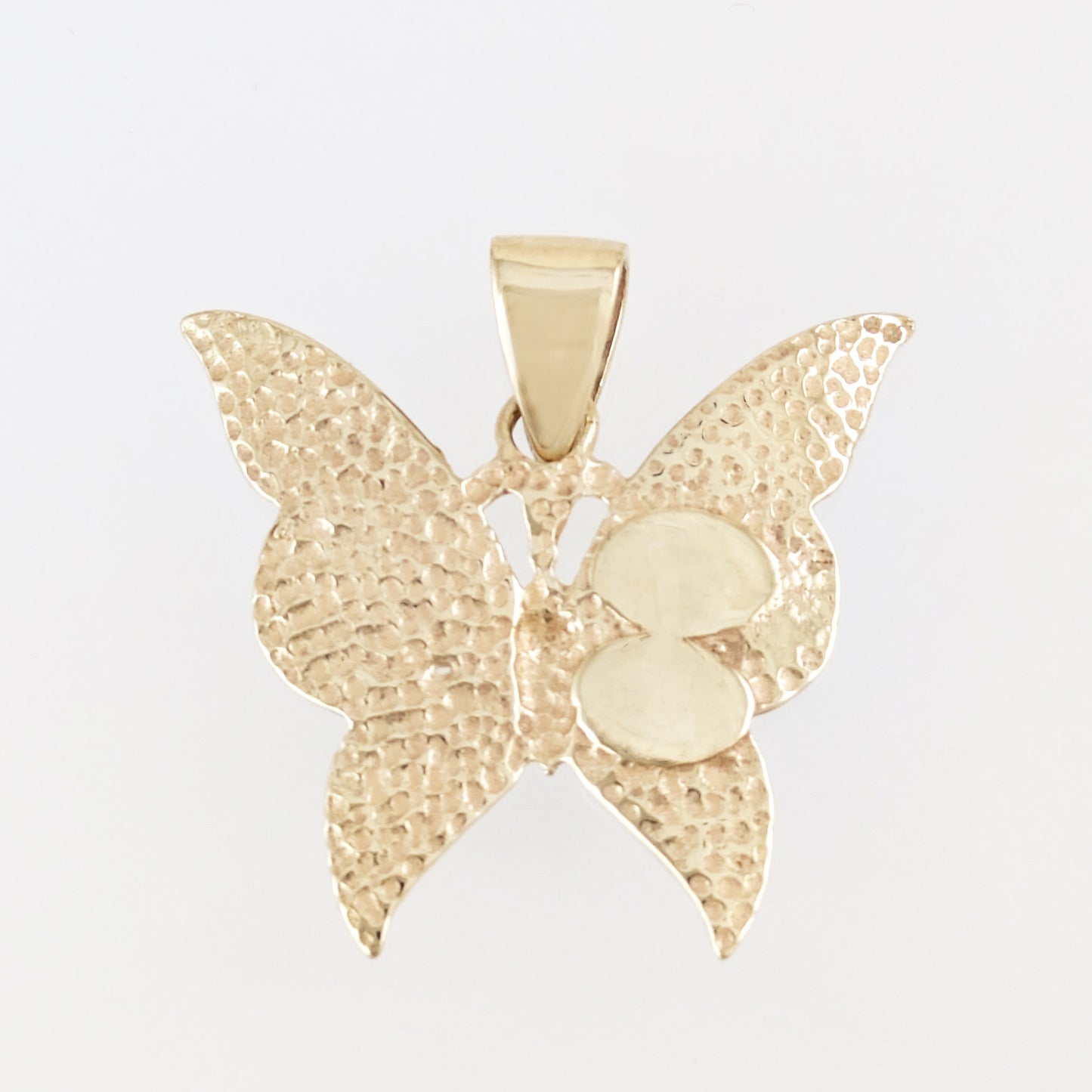 Gold Butterfly Pendant 18k Gold Over Bronze Minimalist Butterfly Pendant Dainty Nature Jewelry