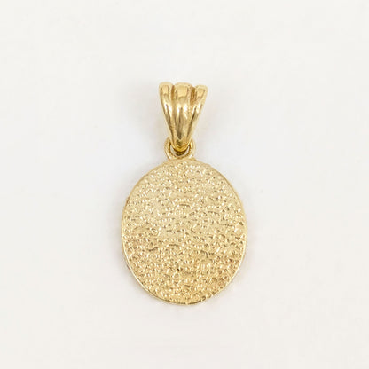 Gold Evil Eye Pendant Navy Blue Enamel Nazar Charm Pendant