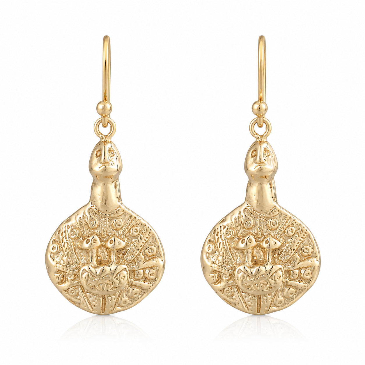 Mother and Child Nest Drop Earrings