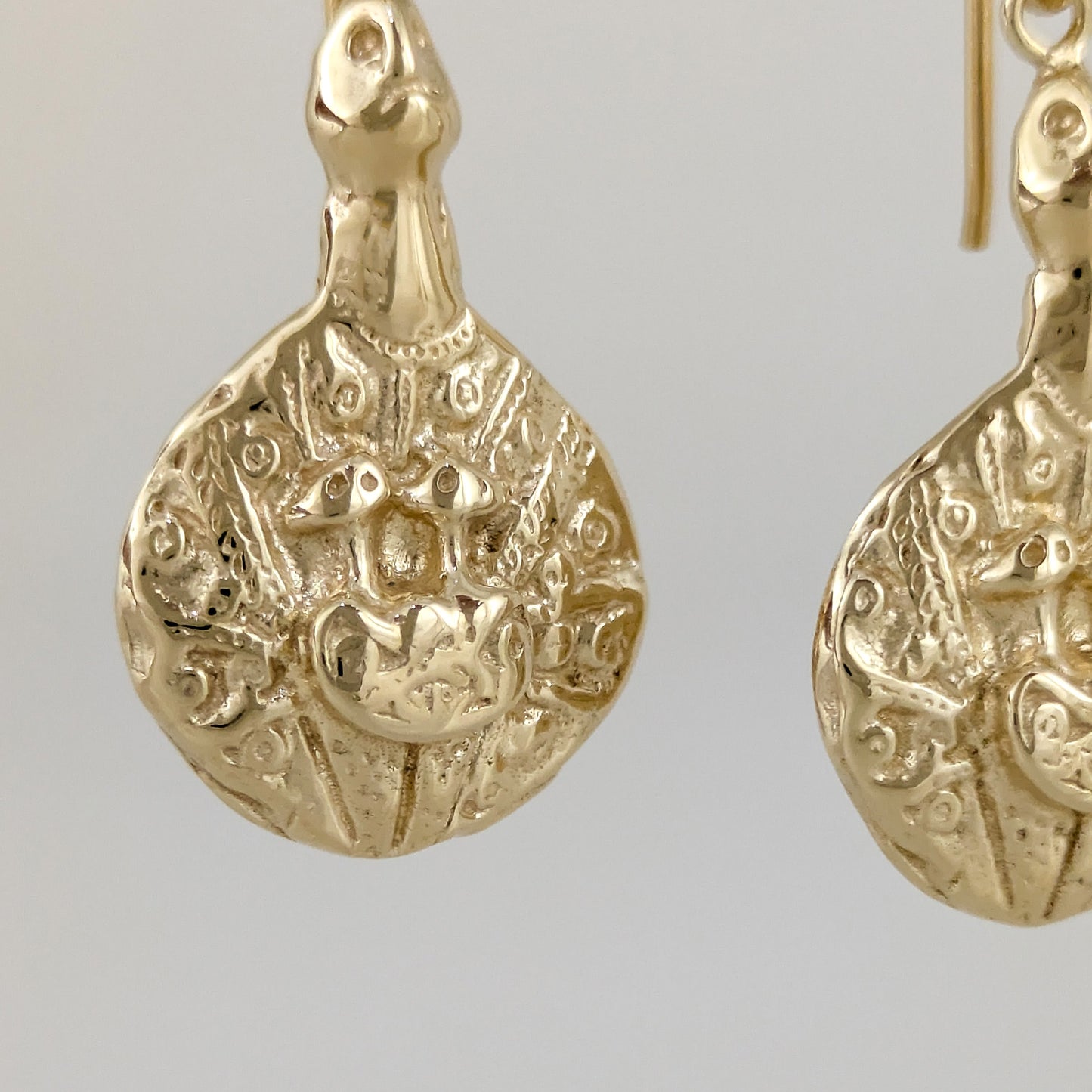 Mother and Child Nest Drop Earrings