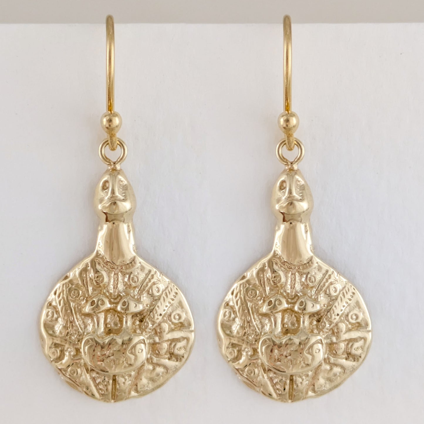 Mother and Child Nest Drop Earrings