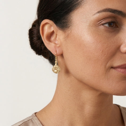 Mother and Child Nest Drop Earrings