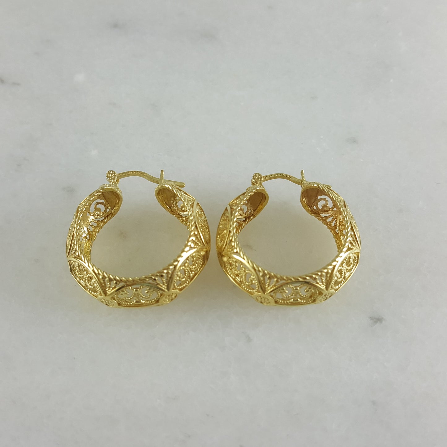 Best Seller Filigree Hoop Earrings