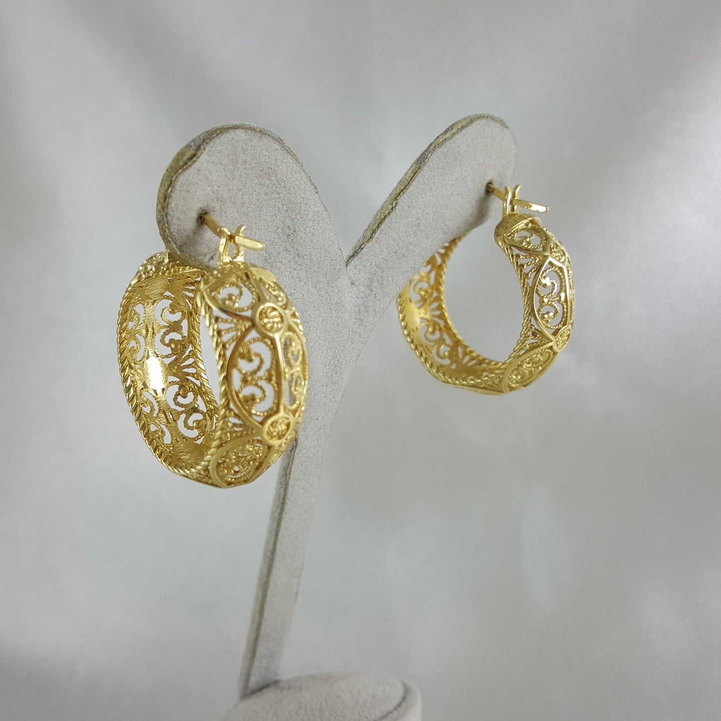 Best Seller Filigree Hoop Earrings