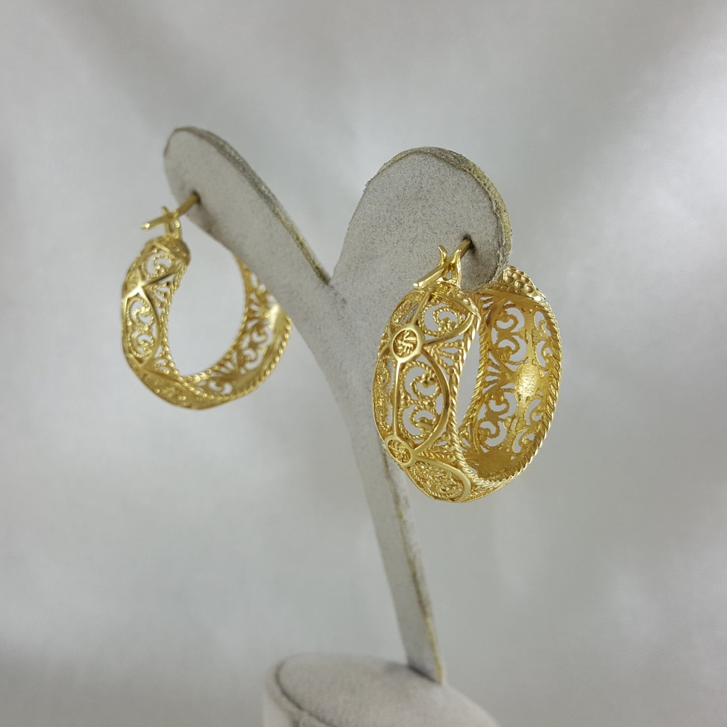 Best Seller Filigree Hoop Earrings