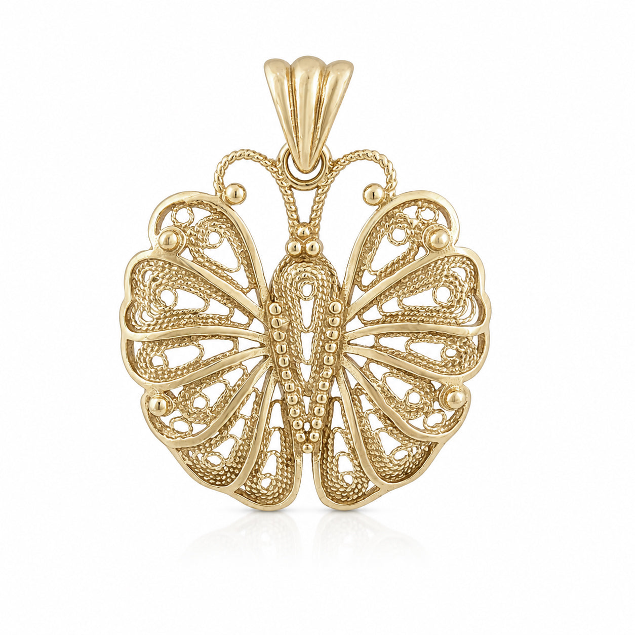 Butterfly Filigree Pendant