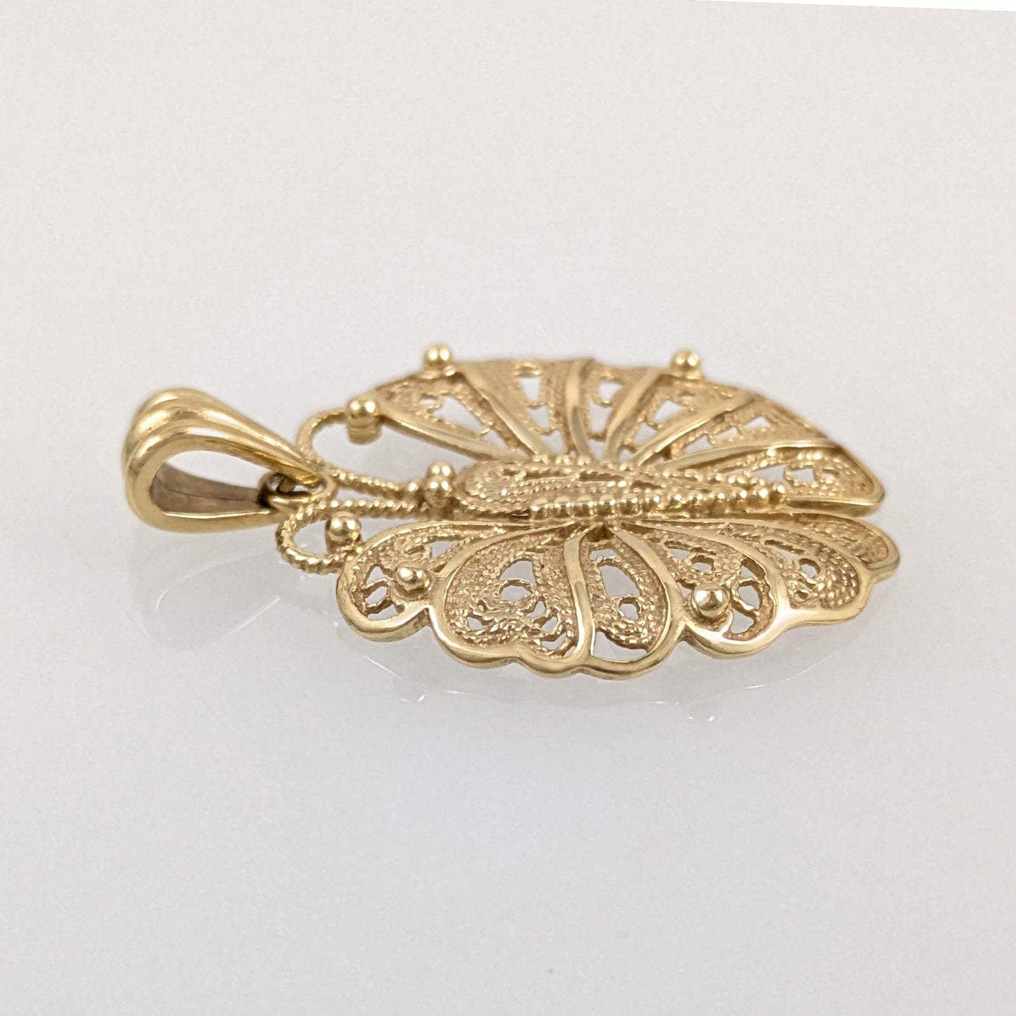 Butterfly Filigree Pendant