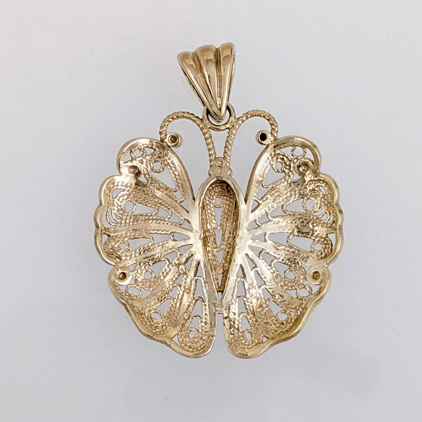 Butterfly Filigree Pendant