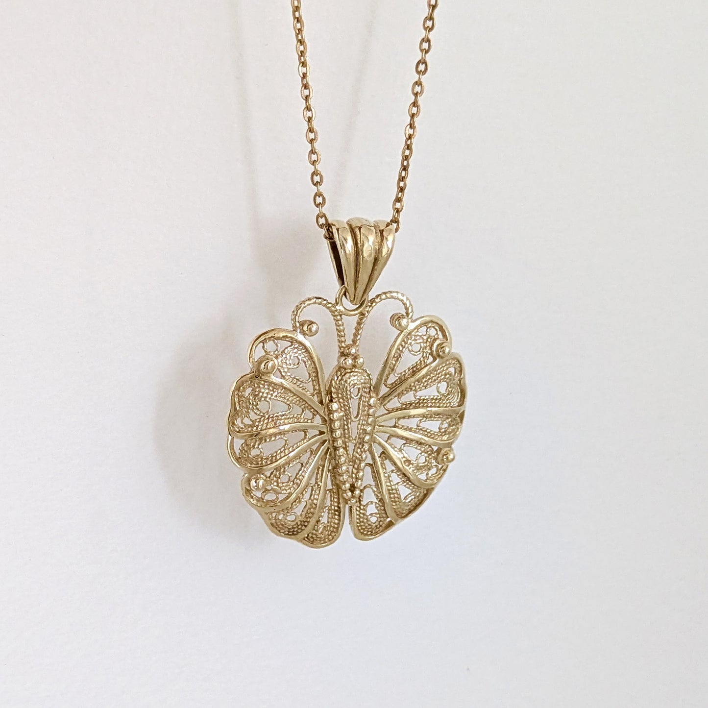 Butterfly Filigree Pendant