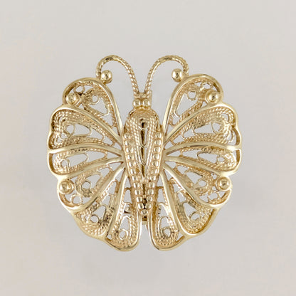 Butterfly Openwork Brooch