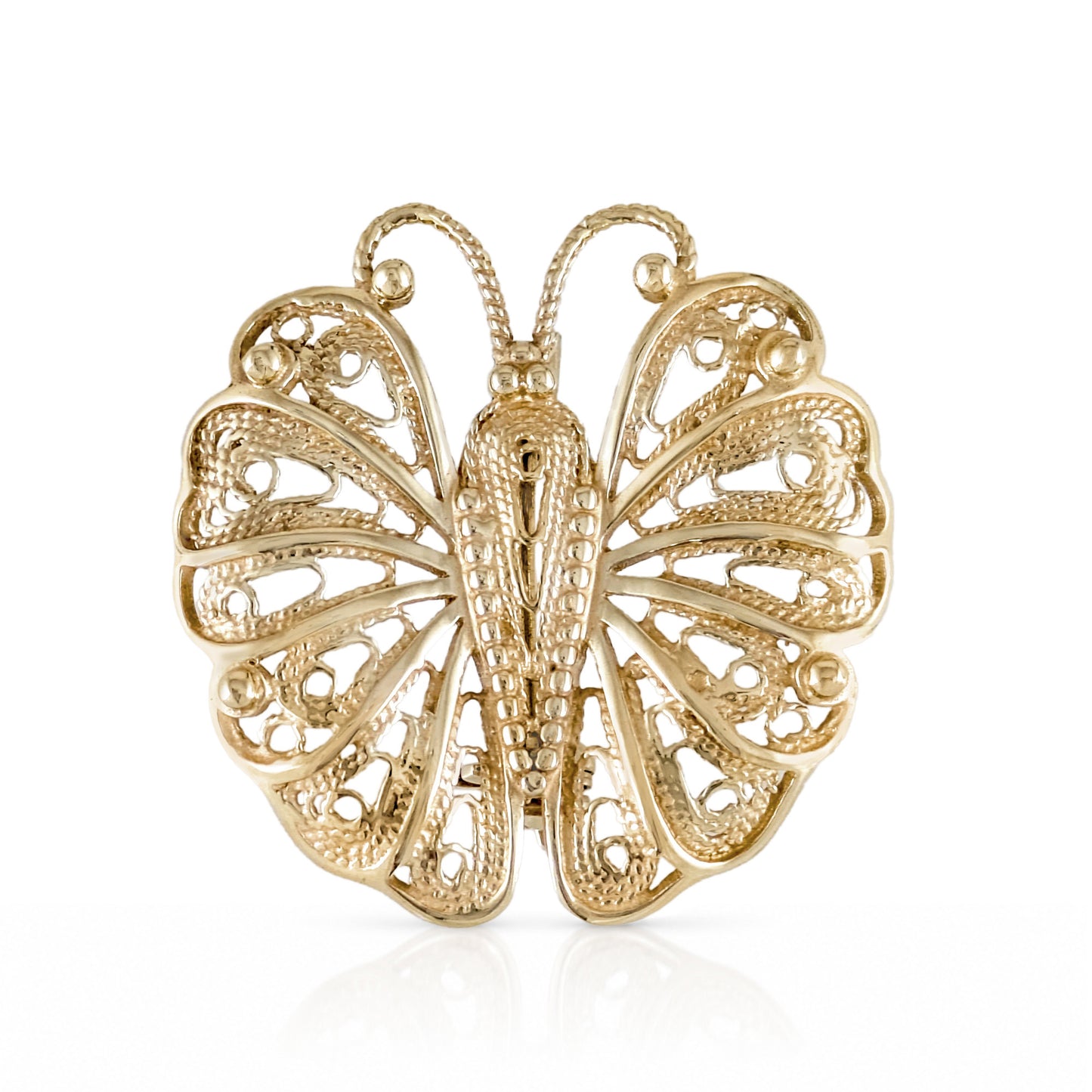 Butterfly Openwork Brooch