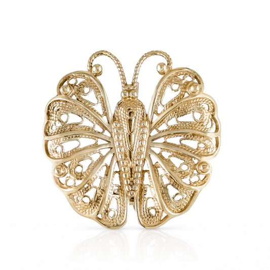 Butterfly Openwork Brooch