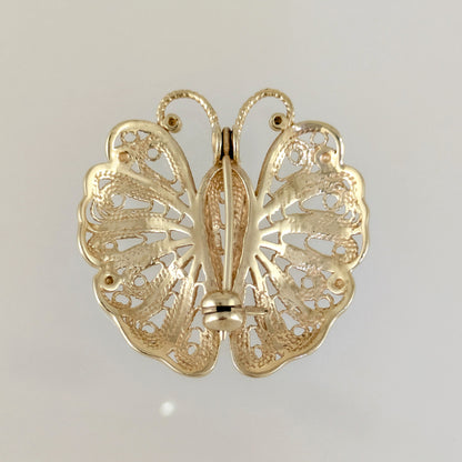 Butterfly Openwork Brooch