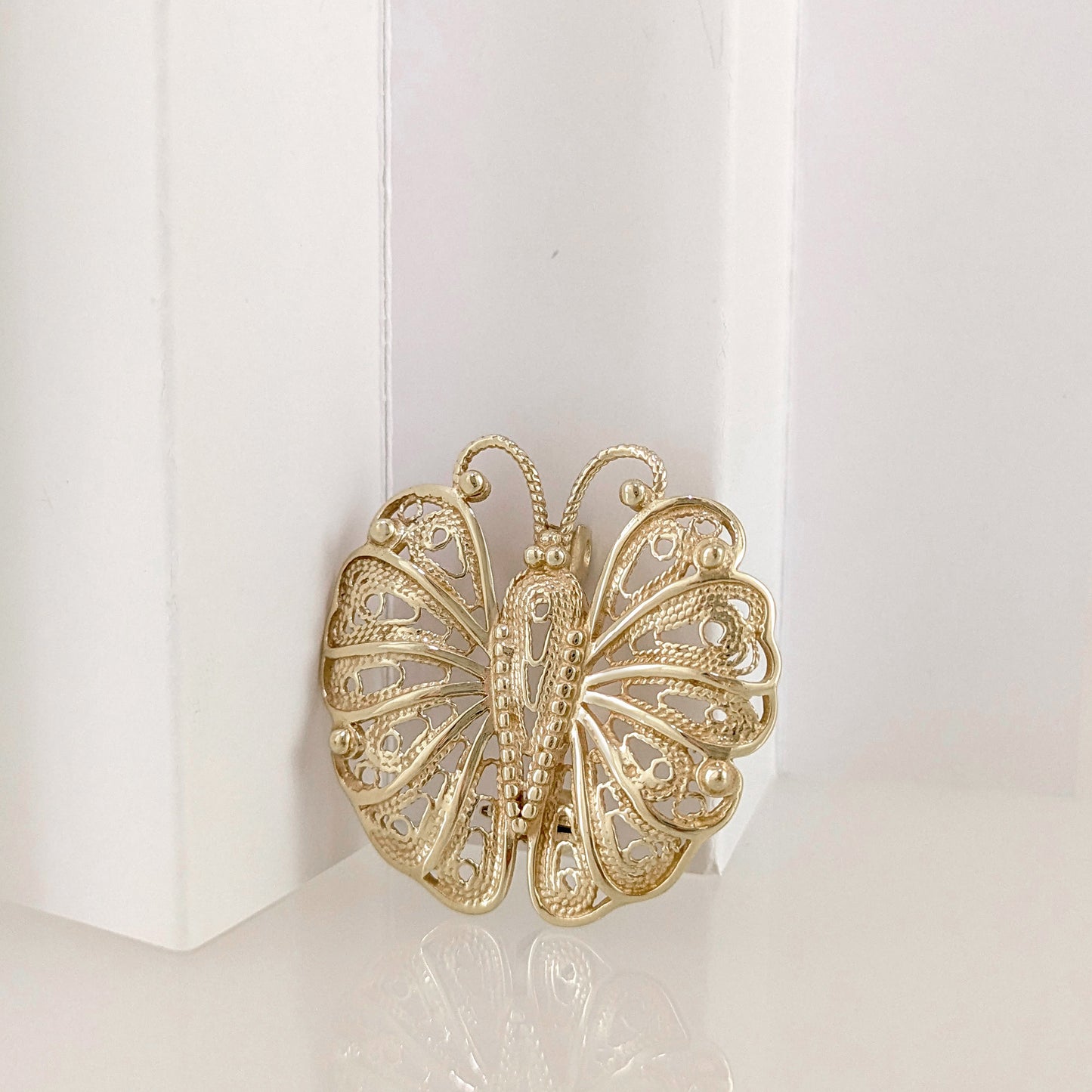Butterfly Openwork Brooch