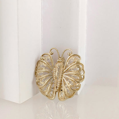 Butterfly Openwork Brooch