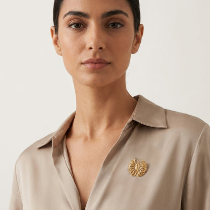 Butterfly Openwork Brooch