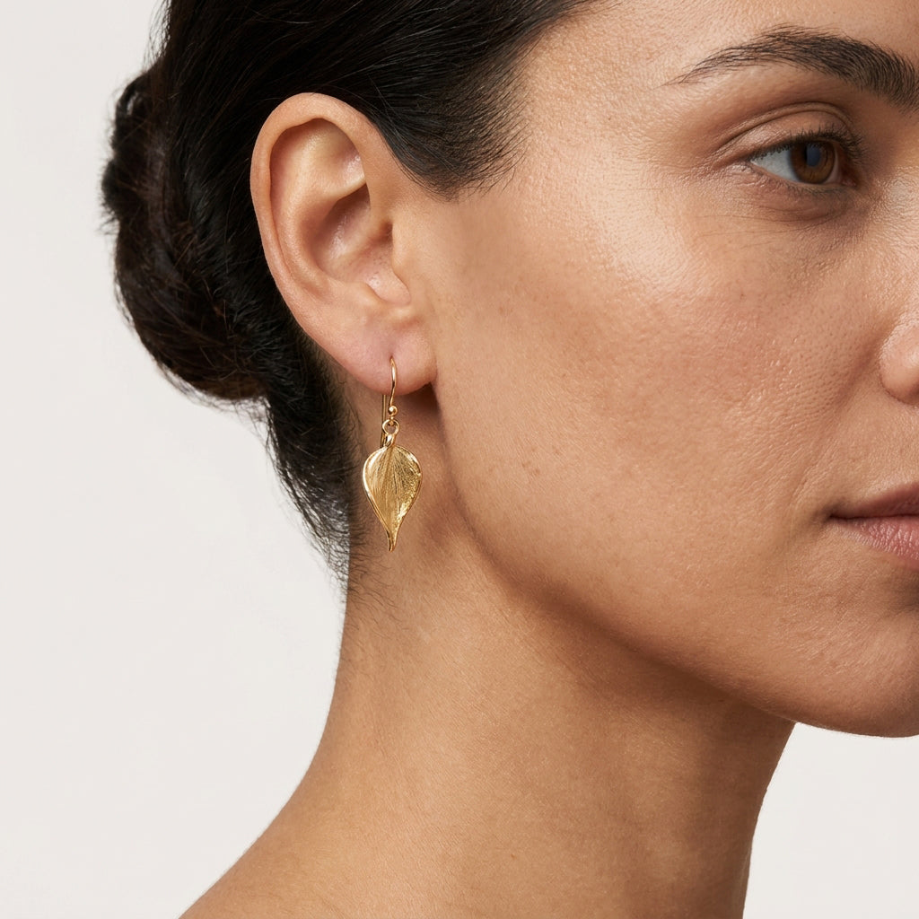 Leaf Drop Earrings