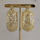 Filigree Hoop Earrings – Intricate Gold Statement Hoops