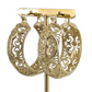 Filigree Hoop Earrings – Intricate Gold Statement Hoops