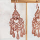 Filigree Chandelier Dangle Earrings