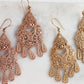 Filigree Chandelier Dangle Earrings