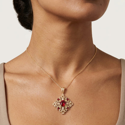 Fine Gemstone Colored Genuine Quart Necklace w/ 18in chain + 2 in extension