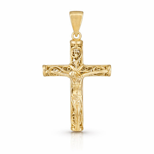 Crucifix Cross Pendant Religious Detail