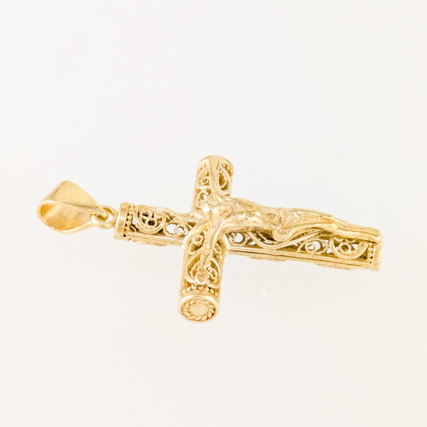 Crucifix Cross Pendant Religious Detail