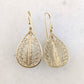 Teardrop Filigree Earrings – Delicate Openwork Design