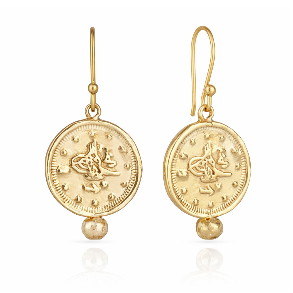 Coin Drop Earrings