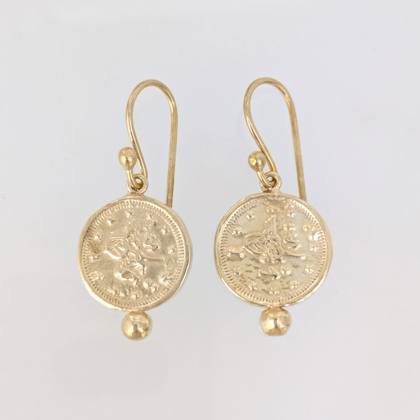 Coin Drop Earrings