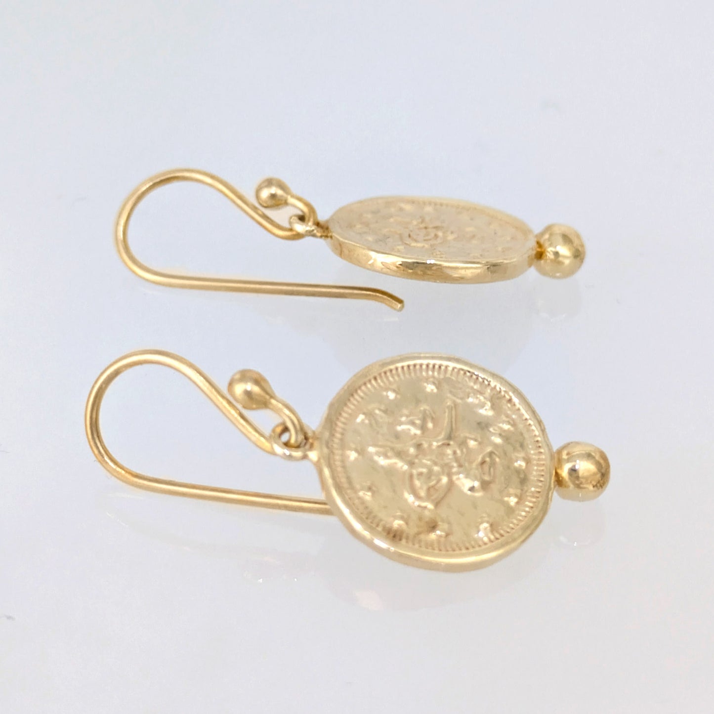 Coin Drop Earrings