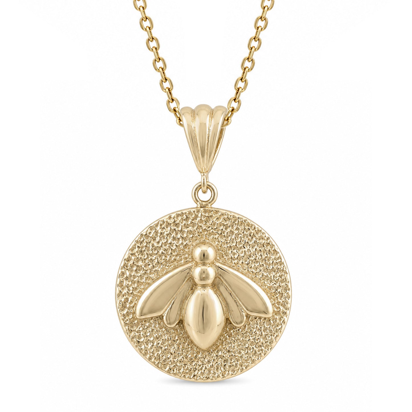 Bee Medallion PendantBee Medallion Pendant
