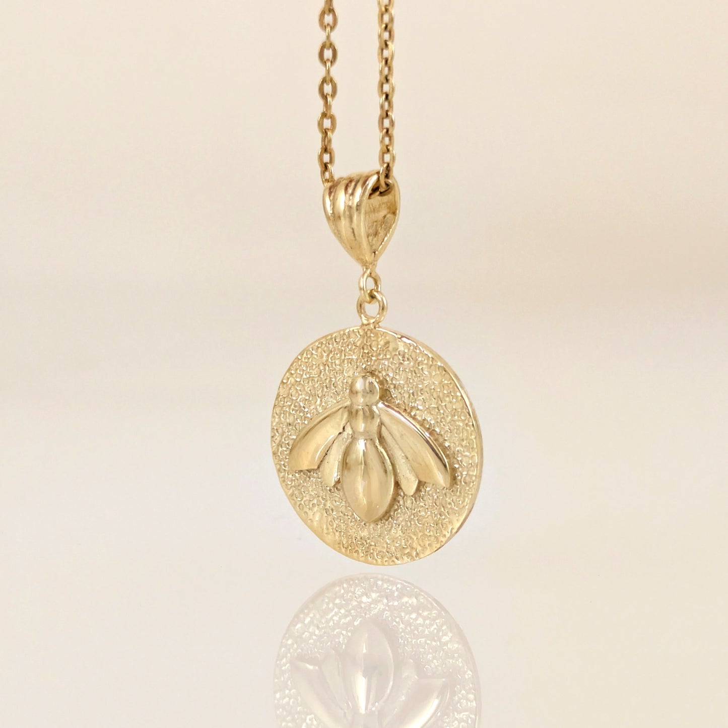 Bee Medallion PendantBee Medallion Pendant