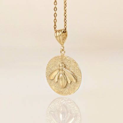 Bee Medallion PendantBee Medallion Pendant