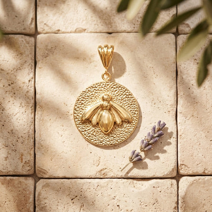 Bee Medallion PendantBee Medallion Pendant