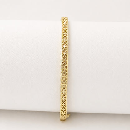 Filigree Pattern Bangle