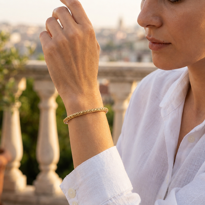 Filigree Pattern Bangle