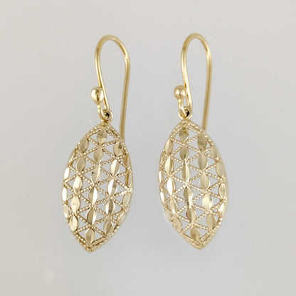 Marquise Openwork Drop Earrings