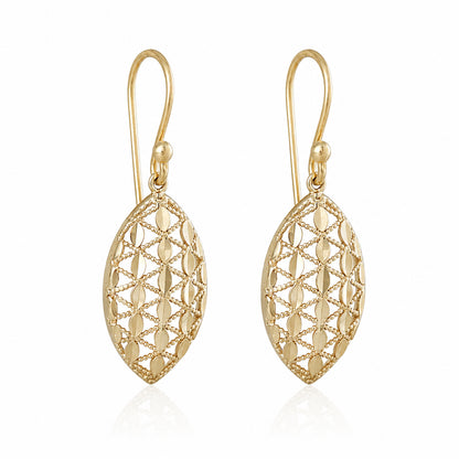 Marquise Openwork Drop Earrings