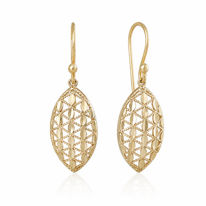 Marquise Openwork Drop Earrings