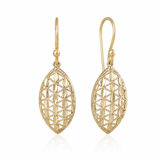 Marquise Openwork Drop Earrings